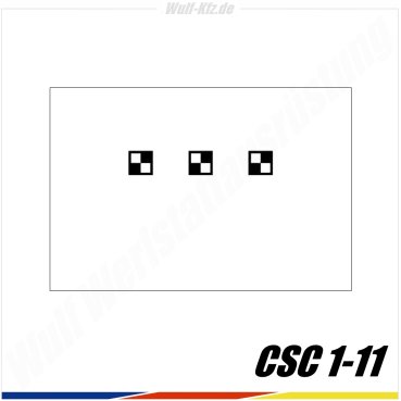 Hella Gutmann CSC-Tool Kalibriertafel Toyota, Lexus, Peugeot, Citroen & Suzuki CSC 1-11